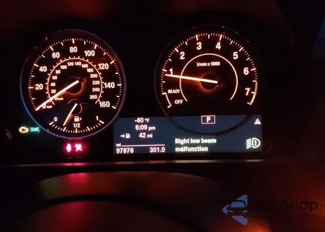 2016 BMW M235I from USA, damaged, VIN WBA1J7C5XGV360324